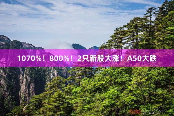1070%！800%！2只新股大涨！A50大跌