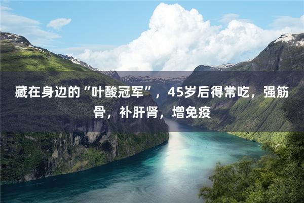 藏在身边的“叶酸冠军”，45岁后得常吃，强筋骨，补肝肾，增免疫